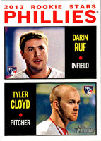 2013 Topps Heritage Darin Ruf/Tyler Cloyd #243 Rookie