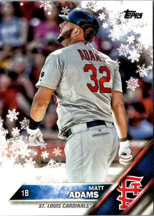 2016 Topps Holiday Baseball Matt Adams #HMW88