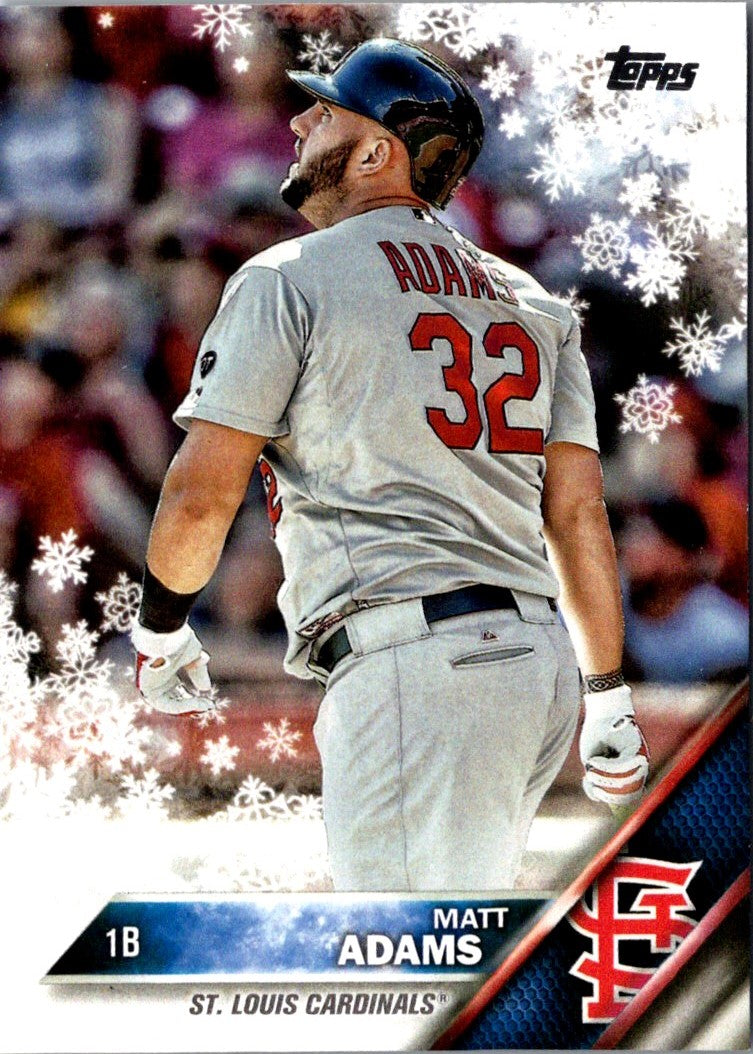 2016 Topps Holiday Baseball Matt Adams