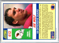 1990 Score Joe Wolf #412