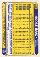 1987 O-Pee-Chee Moose Haas #369