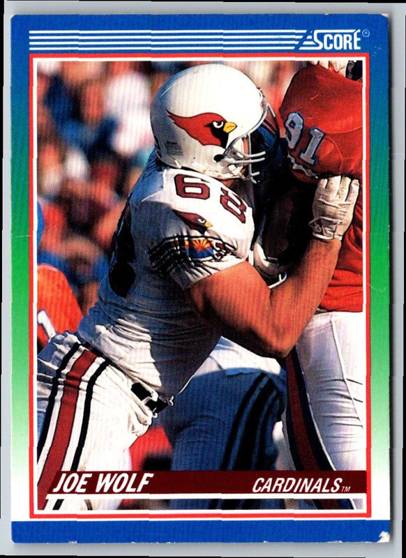 1990 Score Joe Wolf #412