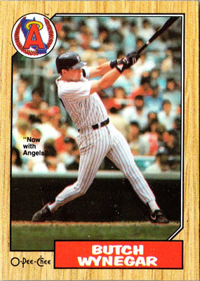 1987 O-Pee-Chee Butch Wynegar #203