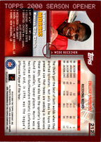 2000 Topps Season Opener Sylvester Morris #212 Rookie