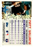 1996 Topps Matt Williams