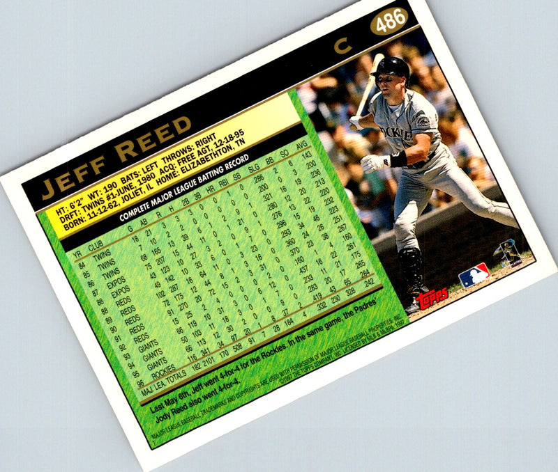 1997 Topps Jeff Reed