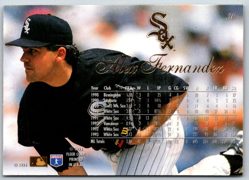 1994 Flair Alex Fernandez