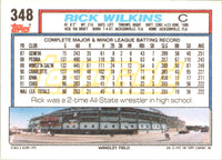 1992 Topps Rick Wilkins #348