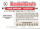 1989 Swell Baseball Greats Luke Appling