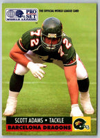 1991 Proset World League Scott Adams #30