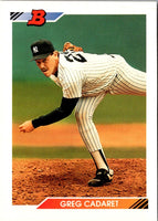 1992 Bowman Greg Cadaret #231