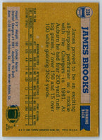 1982 Topps James Brooks #226 Rookie