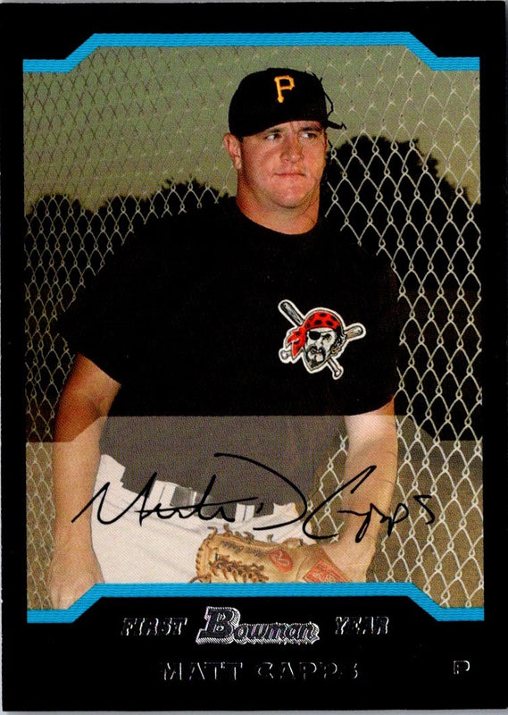 2004 Bowman Matt Capps #282 Rookie