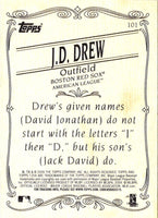 2009 Topps 206 J.D. Drew #101