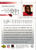 2001 Upper Deck Thomas Jones #3