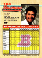 1992 Bowman Braulio Castillo #104 Rookie