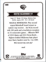 2012 Topps Magic Justin Blackmon #180 Rookie