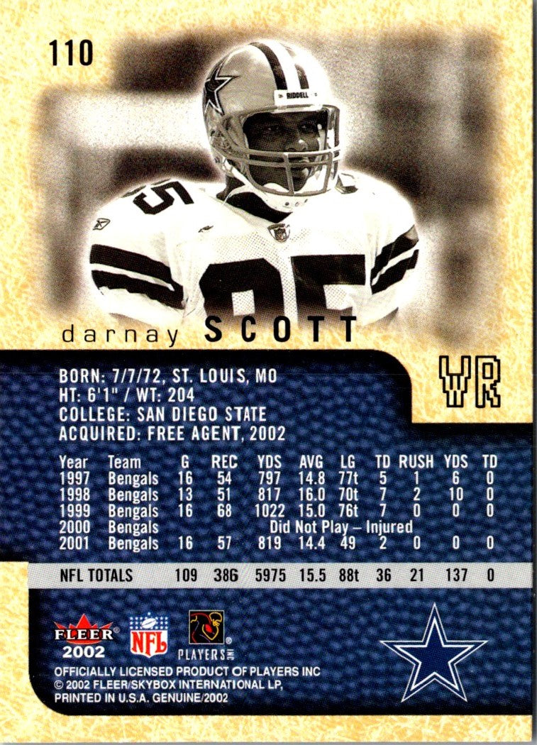 2002 Fleer Genuine Darnay Scott