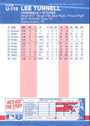 1987 Fleer Update Glossy Lee Tunnell