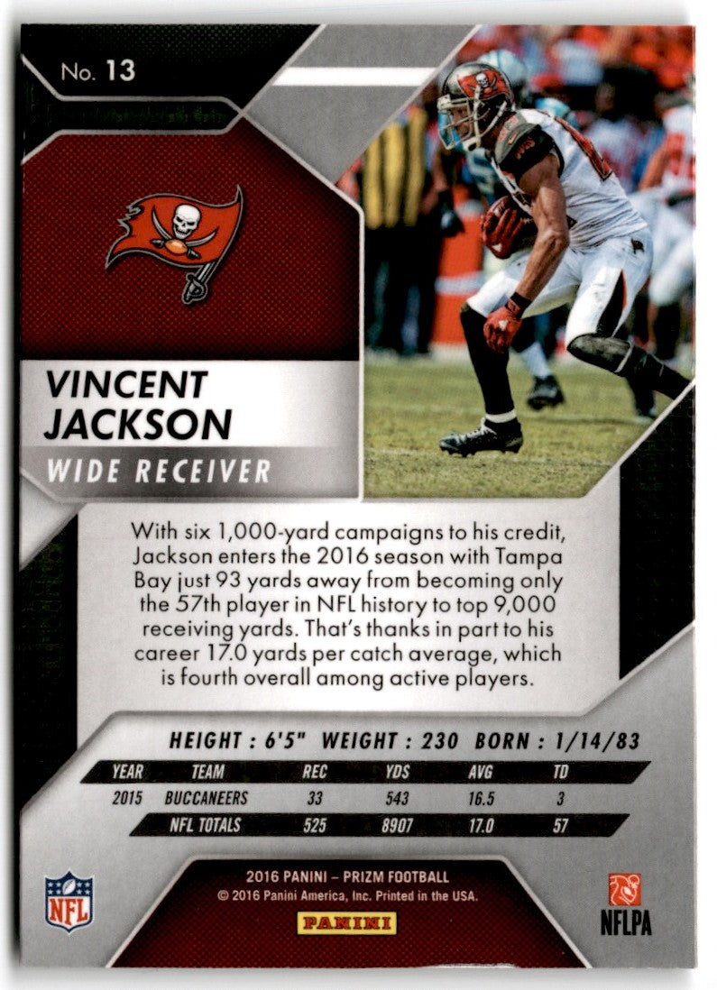 2016 Panini Prizm Vincent Jackson