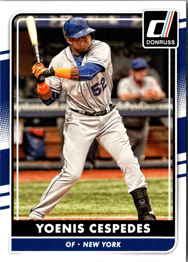 2016 Donruss Yoenis Cespedes #85