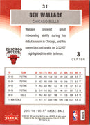 2007 Fleer Ben Wallace