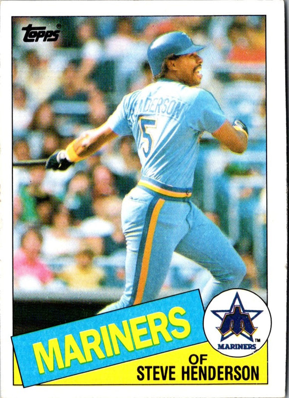 1985 Topps Steve Henderson #640