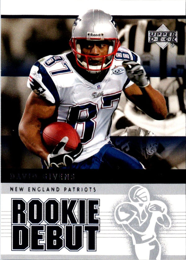 2005 Upper Deck Rookie Debut David Givens #58