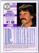 1989 Score Dennis Eckersley