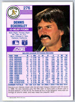 1989 Score Dennis Eckersley #276