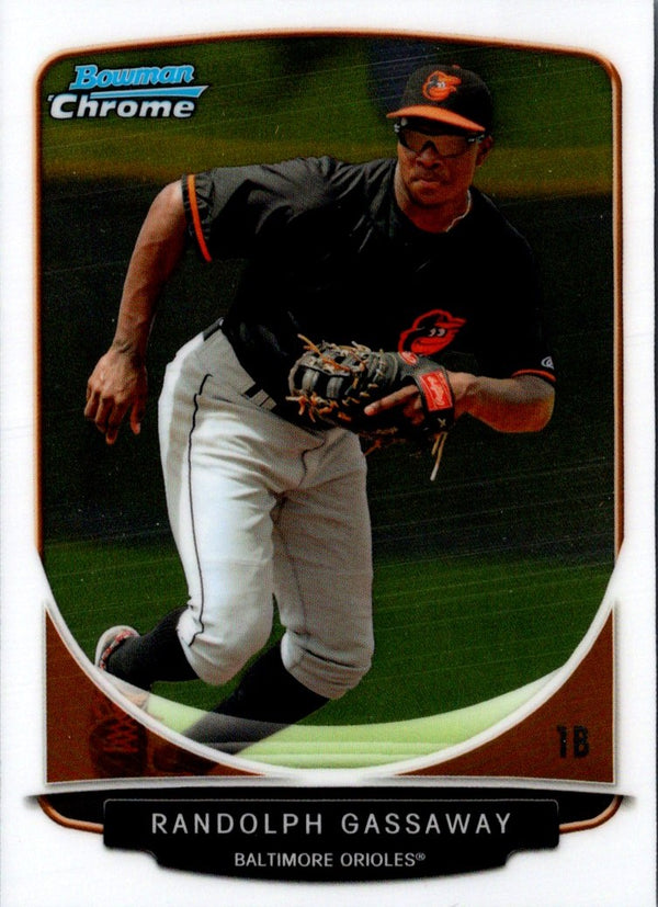 2013 Bowman Draft Picks & Prospects Chrome Randolph Gassaway #BDPP89