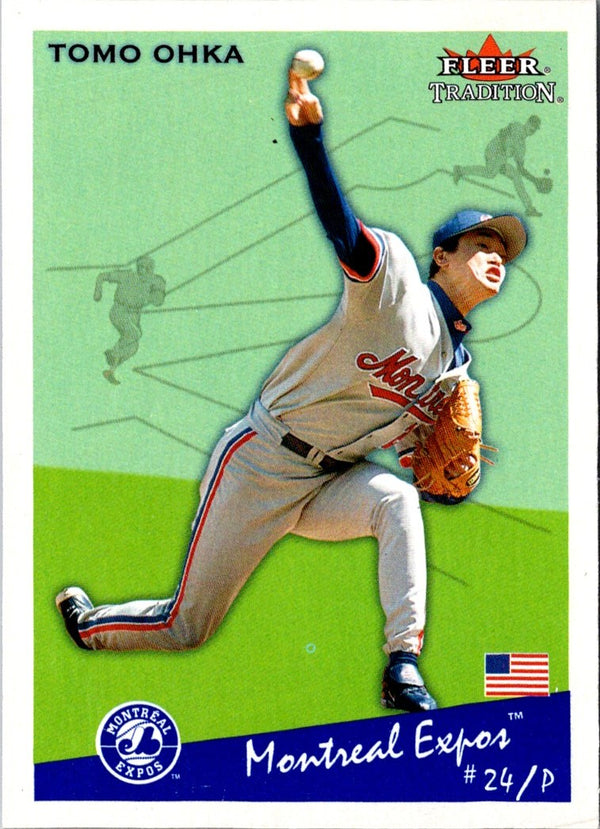 2002 Fleer Tradition Update Tomo Ohka #U142