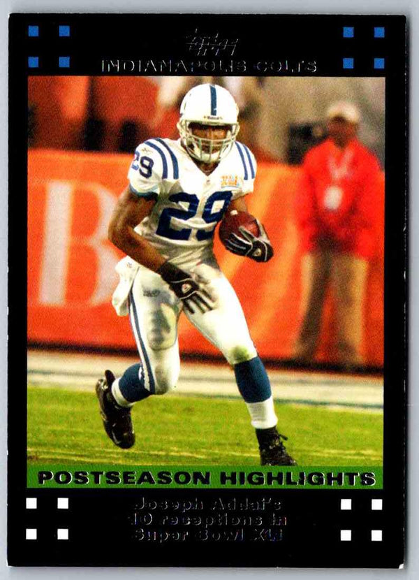 2011 Topps Football Joseph Addai #436