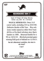 2012 Topps Magic Ndamukong Suh #137