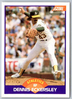 1989 Score Dennis Eckersley #276