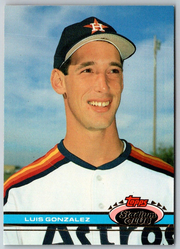 1991 Stadium Club Luis Gonzalez #576 Rookie