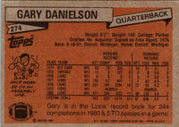 1981 Topps Gary Danielson #274