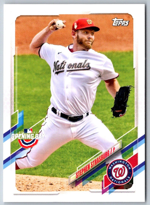 2021 Topps Opening Day Stephen Strasburg #73