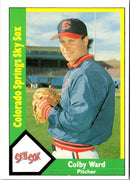 1990 CMC Colorado Springs Sky Sox Colby Ward