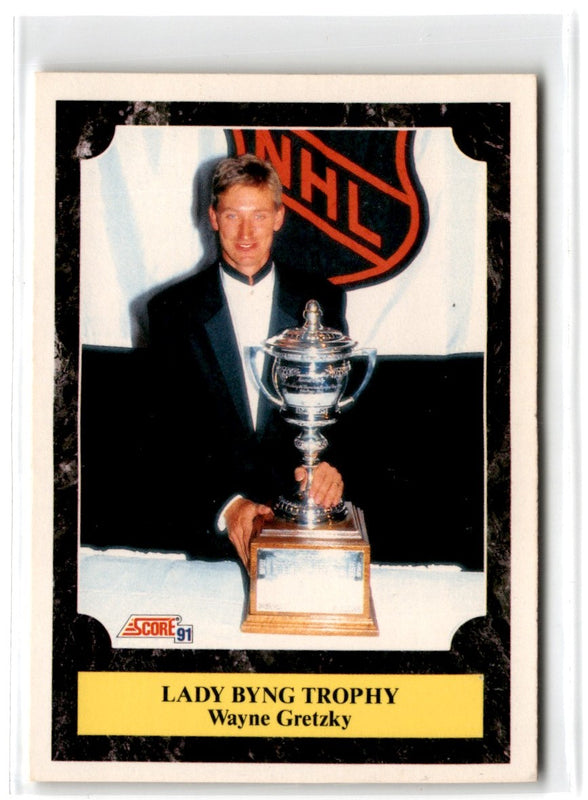 1991 Score American Wayne Gretzky (Lady Byng Trophy) #434