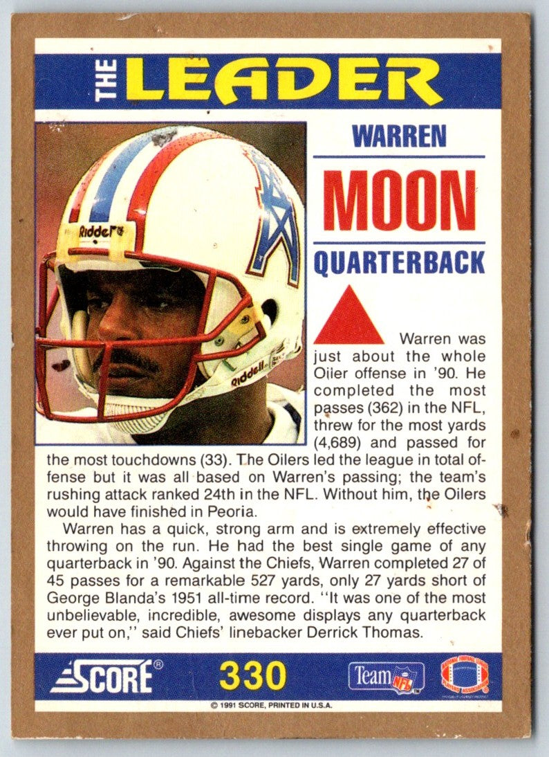 1991 Score Warren Moon