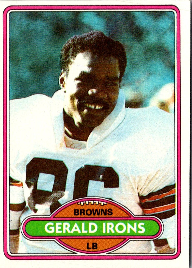 1980 Topps Gerald Irons