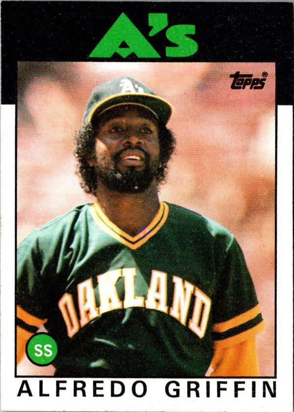 1986 Topps Alfredo Griffin #566