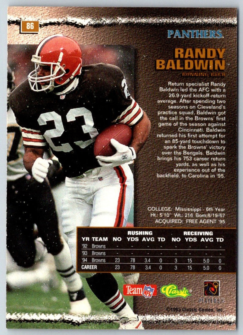 1995 Pro Line Randy Baldwin