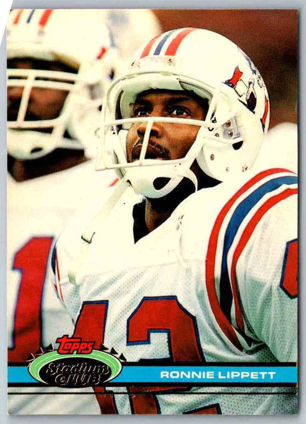 1991 Topps Stadium Club Football Ronnie Lippett #454
