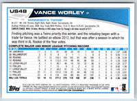 2013 Topps Update Vance Worley #US48
