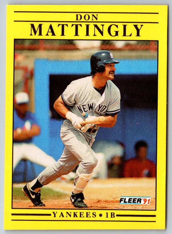 1991 Fleer Don Mattingly #673