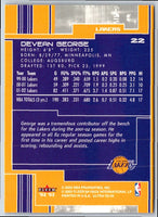 2002 Ultra Devean George #22