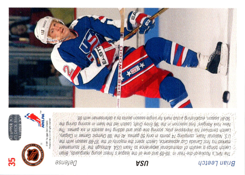 1991 Upper Deck Brian Leetch