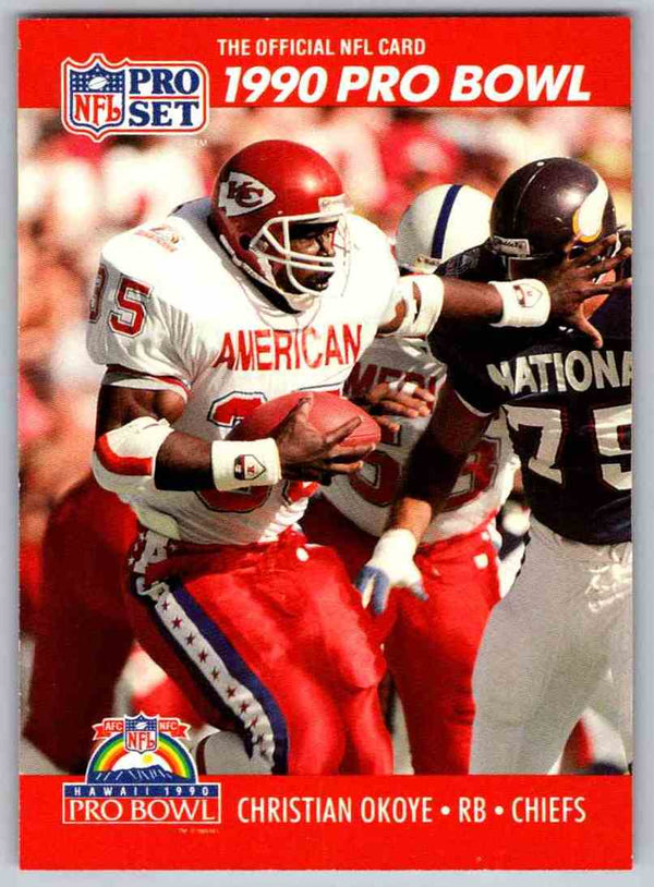 1990 Pro Set Christian Okoye #363